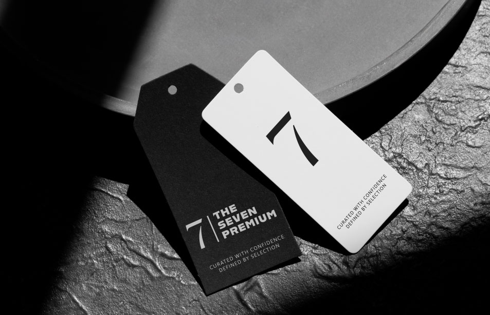 THE SEVEN PREMIUM — етикетите на марката